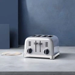 Cuisinart Style Frosted Pearl Multi-Temp Kettle & 4 Slice Toaster Breakfast Set -Kitchen appliances CPK17SUCPT180SU Cuisinart Style Breakfast Set Multi temp 4 Slice Frosted Pearl 4