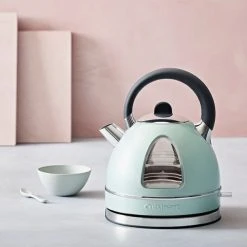 Cuisinart Style Light Pistachio Traditional Kettle & 2 Slice Toaster Breakfast Set -Kitchen appliances CTK17GUCPT160GU Cuisinart Style Breakfast Set Traditional 2 Slice Light Pistachio 2