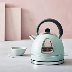 Cuisinart Style Light Pistachio Traditional Kettle & 4 Slice Toaster Breakfast Set -Kitchen appliances CTK17GUCPT180GU Cuisinart Style Breakfast Set Traditional 4 Slice Light Pistachio 2