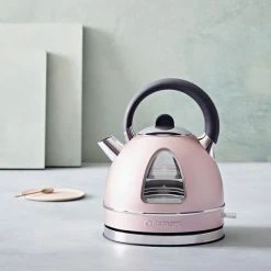 Cuisinart Style Vintage Rose Traditional Kettle & 2 Slice Toaster Breakfast Set -Kitchen appliances CTK17PIUCPT160PIU Cuisinart Style Breakfast Set Traditional 2 Slice Vintage Rose 2