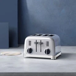 Cuisinart Style Frosted Pearl Traditional Kettle & 4 Slice Toaster Breakfast Set -Kitchen appliances CTK17SUCPT180SU Cuisinart Style Breakfast Set Traditional 4 Slice Frosted Pearl 4