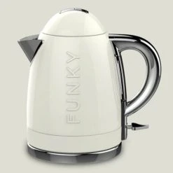 The Funky Appliance Company 1.7 Litre Kettle Cream -Kitchen appliances FK01CREAM Funky Appliance Kettle Cream 4