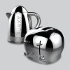 The Funky Appliance Company 1.7 Litre Kettle And 4 Slice Toaster Set Chrome