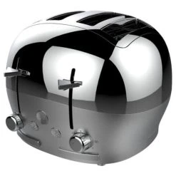 The Funky Appliance Company 1.7 Litre Kettle And 4 Slice Toaster Set Chrome -Kitchen appliances FK01FT01CHROME Funky Appliance Kettle And Toaster Set Chrome 2