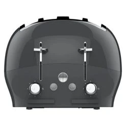 The Funky Appliance Company 1.7 Litre Kettle And 4 Slice Toaster Set Grey -Kitchen appliances FK01FT01GREY Funky Applicance Kettle Toaster Set Grey 4