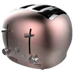 The Funky Appliance Company 1.7 Litre Kettle And 4 Slice Toaster Set Rose Gold Pink -Kitchen appliances FK01FT01ROSEGOLD Funky Appliance Kettle And Toaster Set Rose Gold 2