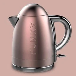 The Funky Appliance Company 1.7 Litre Kettle Rose Gold Pink 10 The Funky Appliance Company 1.7 Litre Kettle Rose Gold Pink -Kitchen appliances FK01ROSEGOLD Funky Appliance Kettle Rose Gold 4