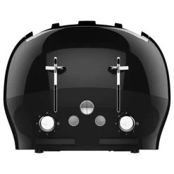 The Funky Appliance Company 4 Slice Toaster Black -Kitchen appliances FT01BLACK Funky Applicance Toaster Black 2