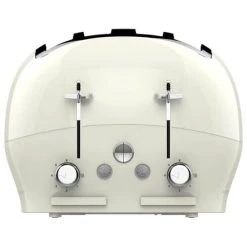 The Funky Appliance Company 4 Slice Toaster Cream -Kitchen appliances FT01CREAM Funky Appliance 4 Slice Toaster Cream 2