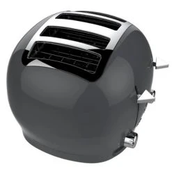 The Funky Appliance Company 4 Slice Toaster Grey -Kitchen appliances FT01GREY Funky Applicance Toaster Grey 2