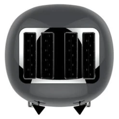 The Funky Appliance Company 4 Slice Toaster Grey -Kitchen appliances FT01GREY Funky Applicance Toaster Grey 5