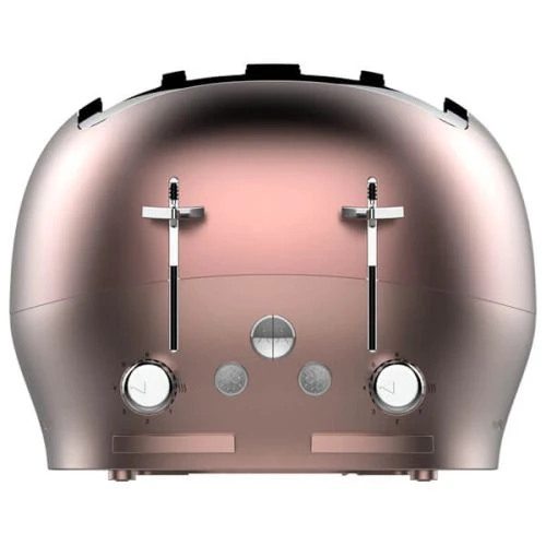 The Funky Appliance Company 4 Slice Toaster Rose Gold Pink 3 The Funky Appliance Company 4 Slice Toaster Rose Gold Pink - Image 3