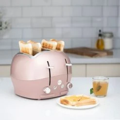 The Funky Appliance Company 4 Slice Toaster Rose Gold Pink 11 The Funky Appliance Company 4 Slice Toaster Rose Gold Pink -Kitchen appliances FT01ROSEGOLD Funky Appliance 4 Slice Toaster Rose Gold 5