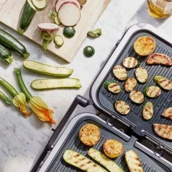 Cuisinart Style Collection Griddle & Grill Midnight Grey -Kitchen appliances GR47BU Cuisinart Style Griddle And Grill Midnight Grey 4