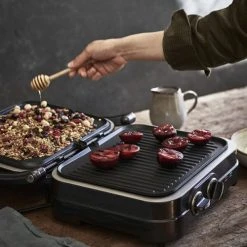 Cuisinart Style Collection Griddle & Grill Midnight Grey -Kitchen appliances GR47BU Cuisinart Style Griddle And Grill Midnight Grey 5