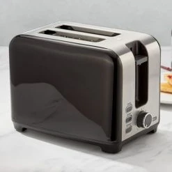 Judge Electricals 2 Slice Toaster Black -Kitchen appliances JEA101 Judge Electricals 2 Slice Toaster 3