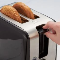 Judge Electricals 2 Slice Toaster Black -Kitchen appliances JEA101 Judge Electricals 2 Slice Toaster 4