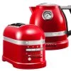 KitchenAid Artisan Empire Red 2 Slot Toaster And Kettle Set