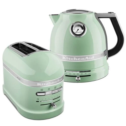 KitchenAid Artisan Pistachio 2 Slot Toaster And Kettle Set 1 KitchenAid Artisan Pistachio 2 Slot Toaster And Kettle Set