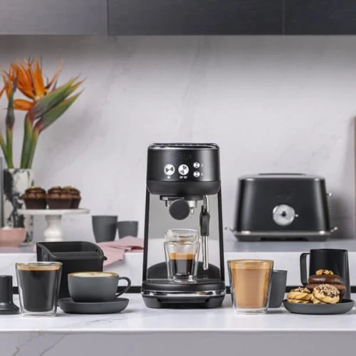 Sage The Bambino Black Truffle Coffee Machine 3 Sage The Bambino Black Truffle Coffee Machine - Image 3