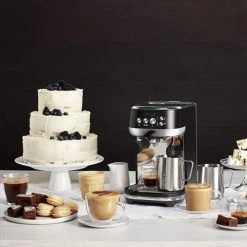 Sage The Bambino Plus Black Truffle Coffee Machine -Kitchen appliances SES500BTR4GUK1 Sage the Bambino Plus Black Truffle 4