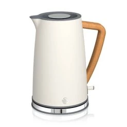 Swan Nordic Cotton White 1.7 Litre Cordless Kettle And 2 Slice Toaster -Kitchen appliances SK14610ST14610WHTN Swan Nordic 1 7 Litre Cordless Kettle and 2 Slice Toaster White 2