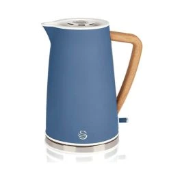 Swan Nordic Blue 1.7 Litre Cordless Kettle And 4 Slice Toaster -Kitchen appliances SK14610ST14620BLUN Swan Nordic 1 7 Litre Cordless Kettle and 4 Slice Toaster Blue 2