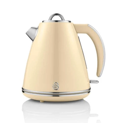 Swan Retro Cream Kettle And 2 Slice Toaster Set 3 Swan Retro Cream Kettle And 2 Slice Toaster Set - Image 3