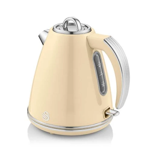 Swan Retro Cream Kettle And 4 Slice Toaster Set 3 Swan Retro Cream Kettle And 4 Slice Toaster Set - Image 3