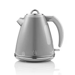 Swan Retro Grey Kettle And 4 Slice Toaster Set -Kitchen appliances SK19020ST19020GRN Swan Retro Kettle and 4 Slice Toaster Set Grey 2