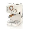 Swan Nordic Cotton White Pump Espresso Coffee Machine