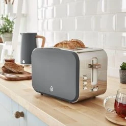Swan Nordic Slate Grey 2 Slice Toaster 8 Swan Nordic Slate Grey 2 Slice Toaster -Kitchen appliances ST14610GRYN Swan Nordic Style 2 Slice Toaster Grey 2