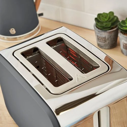 Swan Nordic Slate Grey 2 Slice Toaster 5 Swan Nordic Slate Grey 2 Slice Toaster - Image 5