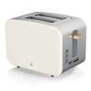 Swan Nordic Cotton White 2 Slice Toaster