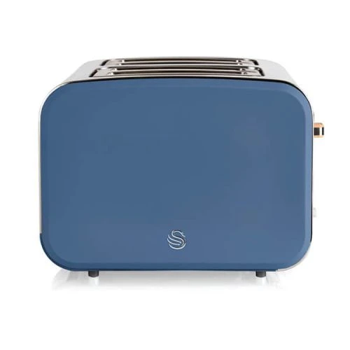 Swan Nordic Blue 4 Slice Toaster 2 Swan Nordic Blue 4 Slice Toaster - Image 2