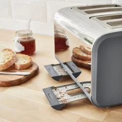 Swan Nordic Slate Grey 4 Slice Toaster 10 Swan Nordic Slate Grey 4 Slice Toaster -Kitchen appliances ST14620GRYN Swan Nordic Style 4 Slice Toaster Grey 4