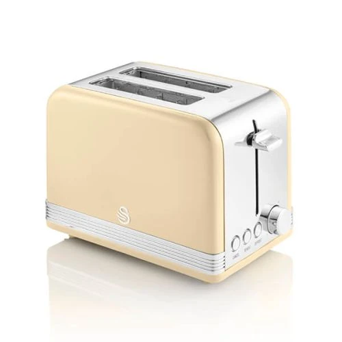 Swan Retro Cream 2 Slice Toaster 1 Swan Retro Cream 2 Slice Toaster