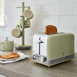 Swan Retro Green 2 Slice Toaster 7 Swan Retro Green 2 Slice Toaster -Kitchen appliances ST19010GN Swan Retro 2 Slice Toaster Green 2