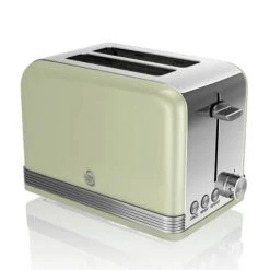 Swan Retro Green 2 Slice Toaster
