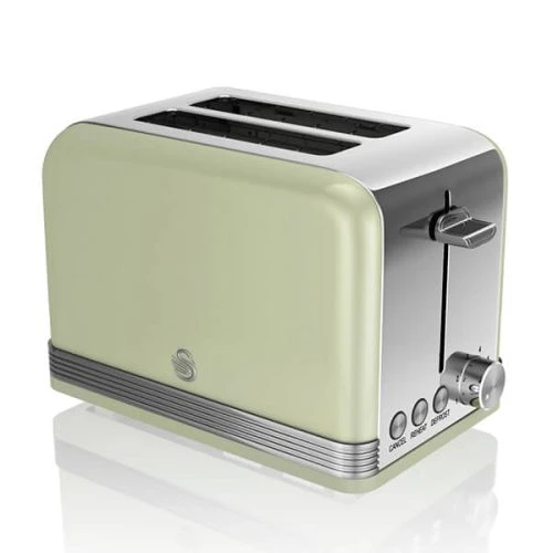 Swan Retro Green 2 Slice Toaster 1 Swan Retro Green 2 Slice Toaster