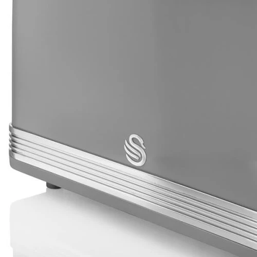 Swan Retro Grey 2 Slice Toaster 2 Swan Retro Grey 2 Slice Toaster - Image 2