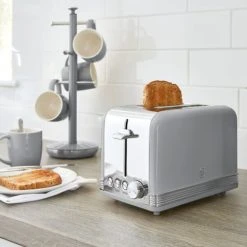 Swan Retro Grey 2 Slice Toaster 9 Swan Retro Grey 2 Slice Toaster -Kitchen appliances ST19010GRN Swan Retro 2 Slice Toaster Grey 3