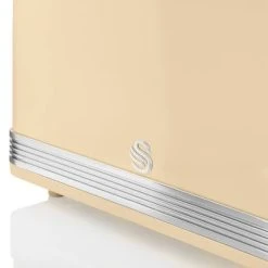 Kitchen appliances -Kitchen appliances ST19020CN Swan Retro 4 Slice Toaster Cream 1