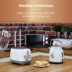 Tower Bottega Kettle And 2 Slice Toaster Set Marble -Kitchen appliances T1002020016MRG Tower Bottega Kettle and 2 Slice Toaster Set Marble 3