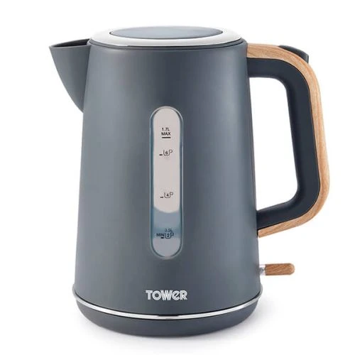 Tower Scandi 3KW 1.7 Litre Rapid Boil Kettle Grey 1 Tower Scandi 3KW 1.7 Litre Rapid Boil Kettle Grey
