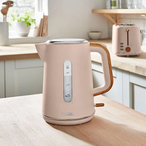 Tower Scandi 3KW 1.7 Litre Rapid Boil Kettle Pink Clay 2 Tower Scandi 3KW 1.7 Litre Rapid Boil Kettle Pink Clay - Image 2