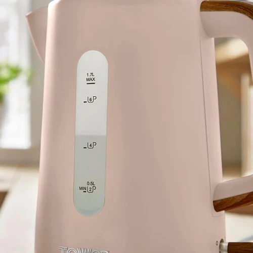 Tower Scandi 3KW 1.7 Litre Rapid Boil Kettle Pink Clay 4 Tower Scandi 3KW 1.7 Litre Rapid Boil Kettle Pink Clay - Image 4