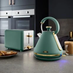 Tower Cavaletto Pyramid Kettle And 2 Slice Toaster Set Jade 7 Tower Cavaletto Pyramid Kettle And 2 Slice Toaster Set Jade -Kitchen appliances T1004420036JDE Tower Cavaletto Pyramid Kettle and 2 Slice Toaster Set Jade 3