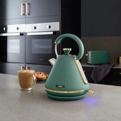 Tower Cavaletto 1.7 Litre Kettle Pyramid Jade -Kitchen appliances T10044JDE Tower Cavaletto 1 7 Litre Kettle Pyramid Jade 5