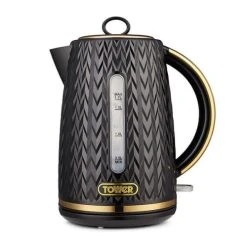 Tower Empire Kettle And 2 Slice Toaster Set Black -Kitchen appliances T1005220054BLK Tower Empire Kettle and 2 Slot Toaster Set Black 2
